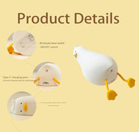 Load image into Gallery viewer, Cute Rechargeable Duck Night Light
