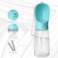 Load image into Gallery viewer, Leak-Proof Dog Water Bottle 19oz, Portable Pet Water Dispenser
