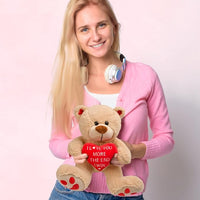 Load image into Gallery viewer, 10-Inch Valentine’s Teddy Bear
