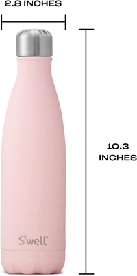 Load image into Gallery viewer, 17oz Triple Insulated Stainless Steel Water Bottle, Pink Topaz
