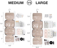 Load image into Gallery viewer, Large Hanging Toiletry Bag, Water-Resistant Travel Organizer for Full-Sized Toiletries
