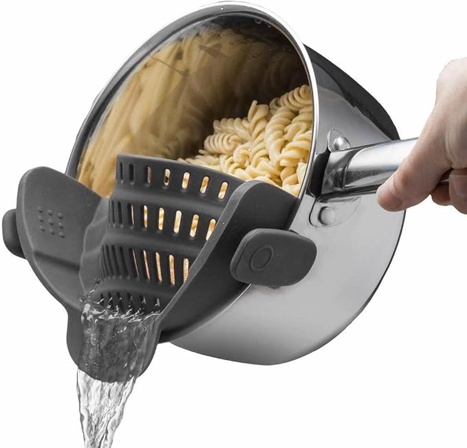 Kitchen Gizmo Snap N' Strain Silicone Clip-On Colander