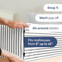 Load image into Gallery viewer, Queen Size 4-Piece Sheet Set - Soft, Breathable &amp; Cooling
