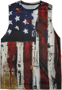 Load image into Gallery viewer, Men&#39;s 4th of July Muscle Tank Top | 1776 Graphic Gym Workout Shirt S-XXL
