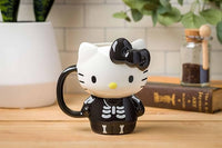 Load image into Gallery viewer, Hello Kitty Halloween Skeleton 3D Ceramic Mug - 20oz
