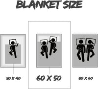 Load image into Gallery viewer, 60th Anniversary Diamond Wedding Blanket - 60&quot;x 50
