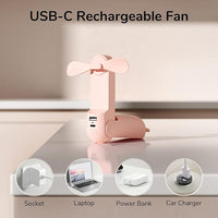 Load image into Gallery viewer, Compact 3-in-1 Handheld Mini Fan
