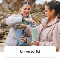 Load image into Gallery viewer, Takeya Actives 24 oz Insulated Water Bottle with Spout Lid, Leakproof, Onyx
