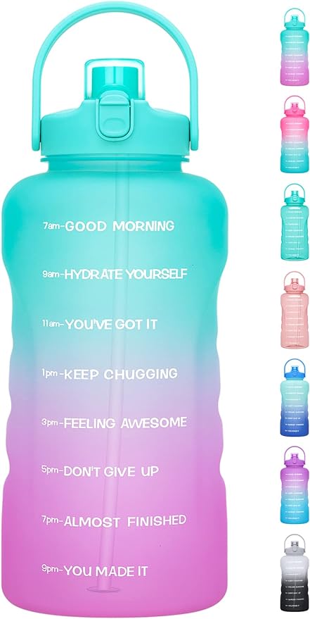 HydroPal 1 Gallon Water Bottle with Straw, BPA-Free, 128 oz