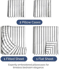 Load image into Gallery viewer, Queen Size 4-Piece Sheet Set - Soft, Breathable &amp; Cooling
