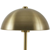 Load image into Gallery viewer, 18&quot; Modern Dome Touch On/Off Table Lamp, Brass &amp; Black Finishes
