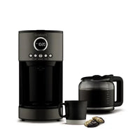 Load image into Gallery viewer, 12 Cup Auto Drip Coffeemaker Black Stainless Steel
