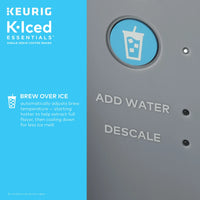 Load image into Gallery viewer, K-Iced Essentials Gray Coffee Maker + Iced Tumbler
