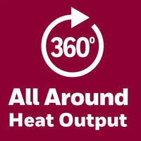 Load image into Gallery viewer, Honeywell 360° Surround Fan Forced Heater, Indoor Portable Electric Black
