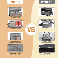 Load image into Gallery viewer, Expandable Insulated Lunch Bag - Leakproof Cooler Tote for Work &amp; Picnic
