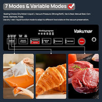 Load image into Gallery viewer, 90Kpa Vacuum Sealer with Dry/Moist Modes
