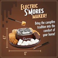 Load image into Gallery viewer, Electric S&#39;mores Maker - Flameless, 4 Trays, 2 Roasting Forks
