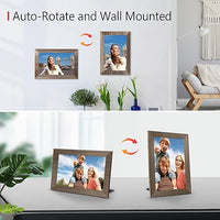 Load image into Gallery viewer, 10.1” WiFi Digital Picture Frame, IPS Touchscreen with 16GB Storage &amp; Frameo App
