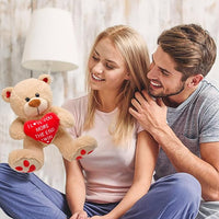 Load image into Gallery viewer, 10-Inch Valentine’s Teddy Bear

