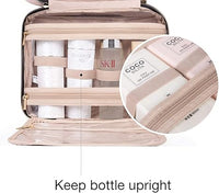 Load image into Gallery viewer, Large Hanging Toiletry Bag, Water-Resistant Travel Organizer for Full-Sized Toiletries
