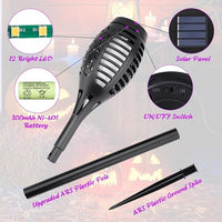 Load image into Gallery viewer, Solar-Powered Halloween Outdoor Lights with Purple Flame Effect
