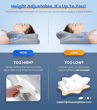 Load image into Gallery viewer, Adjustable Cooling Memory Foam Pillow for Neck Pain
