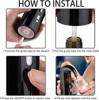 Load image into Gallery viewer, Automatic Electric Wine Aerator &amp; Dispenser Set
