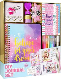 Load image into Gallery viewer, DIY Journal Kit for Girls - Complete Art &amp; Craft Stationery Set
