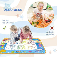 Load image into Gallery viewer, Large Water Doodle Mat - Reusable Kids Drawing &amp; Educational Toy
