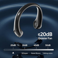 Load image into Gallery viewer, Portable Bladeless Neck Fan - Hands-Free 360° Cooling Fan
