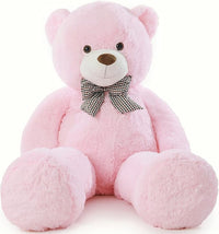 Load image into Gallery viewer, Giant 4Ft Pink Teddy Bear - Soft Plush Toy for All Ages &amp; Occasions
