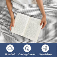 Load image into Gallery viewer, Queen Size 4-Piece Sheet Set - Soft, Breathable &amp; Cooling
