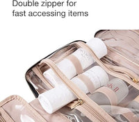 Load image into Gallery viewer, Large Hanging Toiletry Bag, Water-Resistant Travel Organizer for Full-Sized Toiletries
