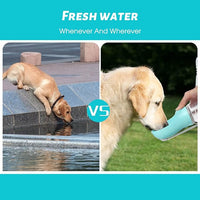 Load image into Gallery viewer, Leak-Proof Dog Water Bottle 19oz, Portable Pet Water Dispenser
