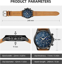 Load image into Gallery viewer, Waterproof Chronograph Men&#39;s Watch
