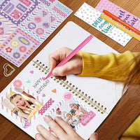 Load image into Gallery viewer, DIY Journal Kit for Girls - Complete Art &amp; Craft Stationery Set

