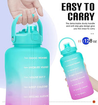 Load image into Gallery viewer, HydroPal 1 Gallon Water Bottle with Straw, BPA-Free, 128 oz
