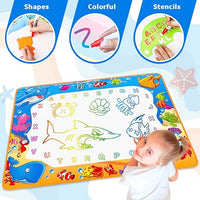Load image into Gallery viewer, Large Water Doodle Mat - Reusable Kids Drawing &amp; Educational Toy

