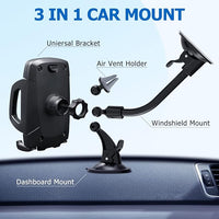 Load image into Gallery viewer, Versatile Vansky 3-in-1 Car Phone Mount | Air Vent, Dashboard, Windshield Holder
