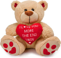 Load image into Gallery viewer, 10-Inch Valentine’s Teddy Bear
