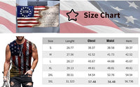 Load image into Gallery viewer, Men&#39;s 4th of July Muscle Tank Top | 1776 Graphic Gym Workout Shirt S-XXL

