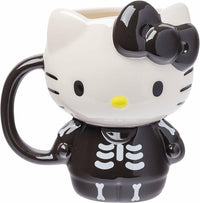 Load image into Gallery viewer, Hello Kitty Halloween Skeleton 3D Ceramic Mug - 20oz
