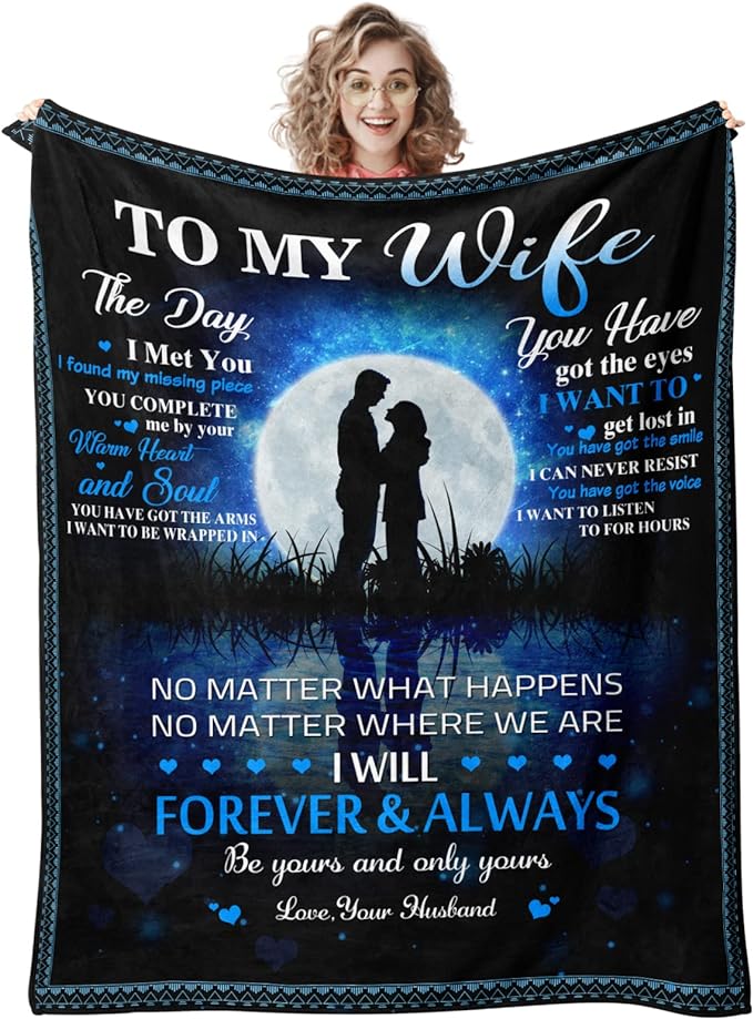 to My Wife Blanket 60''x50''