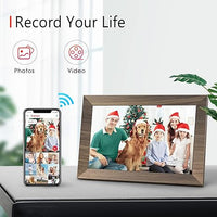 Load image into Gallery viewer, 10.1” WiFi Digital Picture Frame, IPS Touchscreen with 16GB Storage &amp; Frameo App
