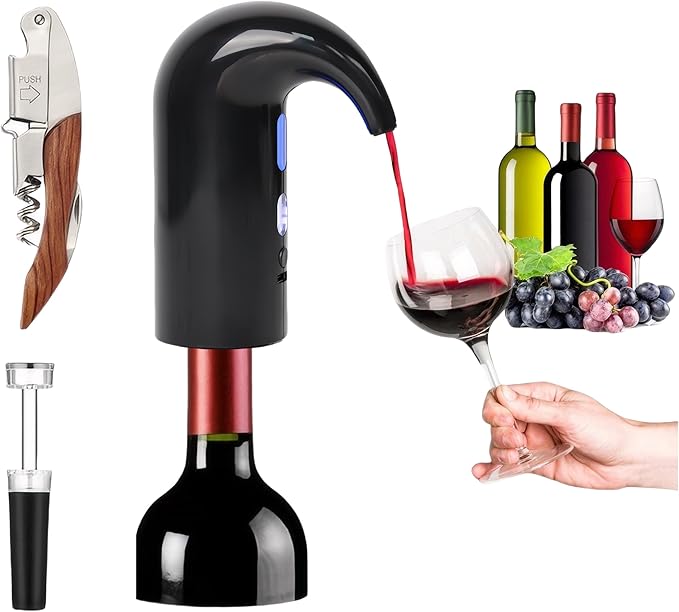 Automatic Electric Wine Aerator & Dispenser Set