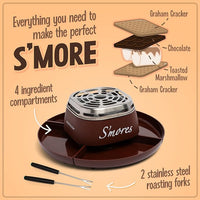 Load image into Gallery viewer, Electric S&#39;mores Maker - Flameless, 4 Trays, 2 Roasting Forks
