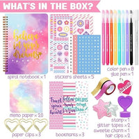 Load image into Gallery viewer, DIY Journal Kit for Girls - Complete Art &amp; Craft Stationery Set
