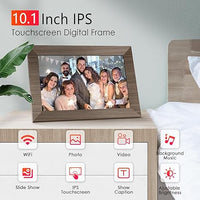 Load image into Gallery viewer, 10.1” WiFi Digital Picture Frame, IPS Touchscreen with 16GB Storage &amp; Frameo App
