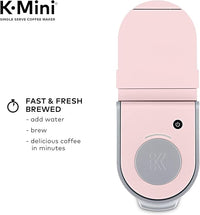 Load image into Gallery viewer, K-Mini Single Serve Coffee Maker - Compact, 6-12 oz. Brew, Dusty Rose

