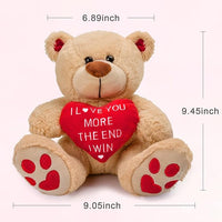 Load image into Gallery viewer, 10-Inch Valentine’s Teddy Bear
